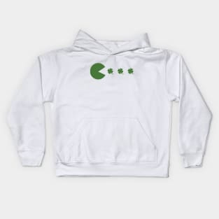 St Patrick's Day Gamer Design Kids Hoodie